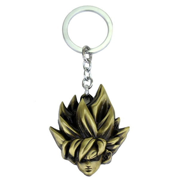 Men Women Dragon Ball Keychain Saiyan Novelty Keyring