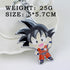 Men Women Dragon Ball Keychain Saiyan Novelty Keyring