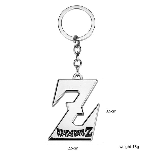 Men Women Dragon Ball Keychain Saiyan Novelty Keyring