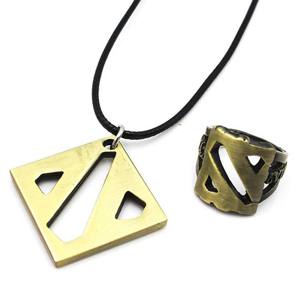 Dragon Ball Goku Saiyan Rings Necklace Set Cosplay Gifts for Men Women