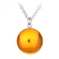 Mens Womens Dragon Ball Stars Crystal Acrylic Necklace for Cosplay Halloween