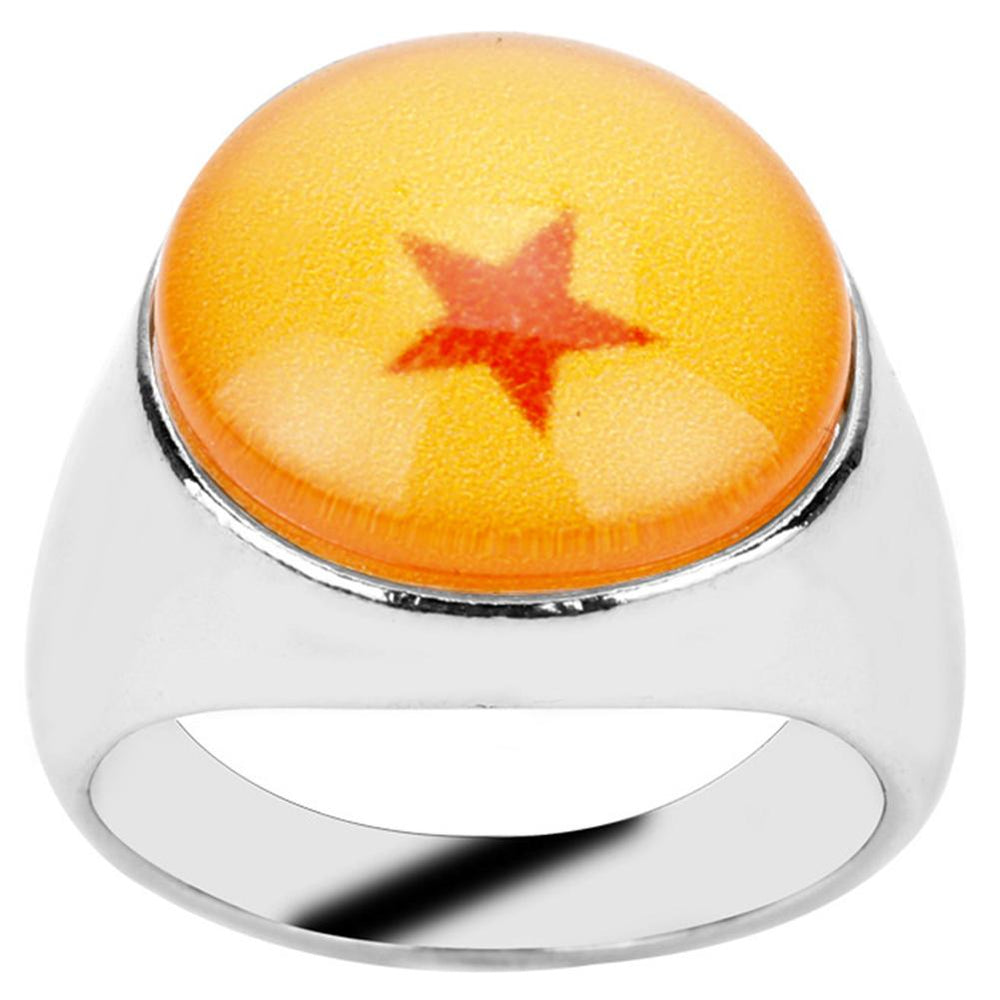 Dragon Ball Goku Z Stars Rings for Men Women Cosplay Punk Jewelry